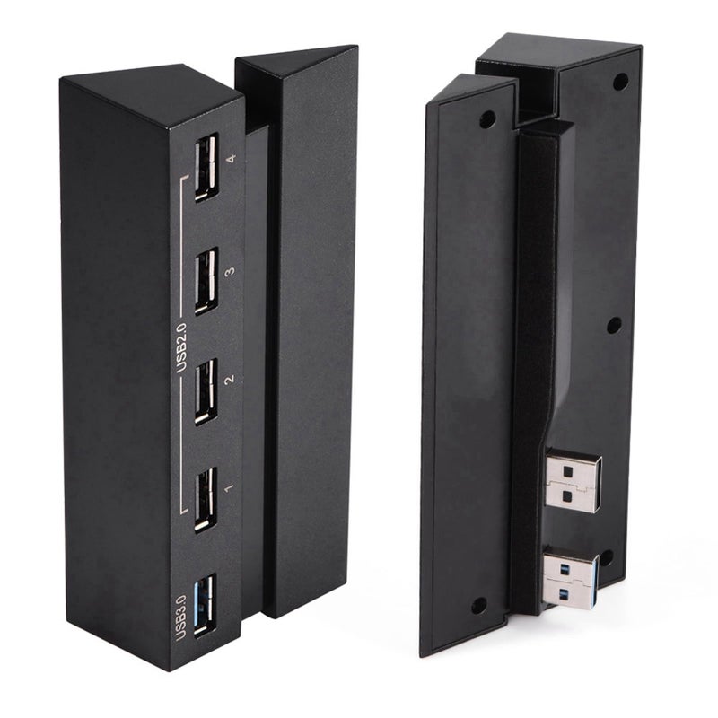 ZERONE USB 3.0/2.0 Expansion Hub, 5 Ports USB Splittter with LED Indicators - Includes 4 USB 2.0 Port and 1 USB 3.0 Port- Fit for Gaming Console - Image 4